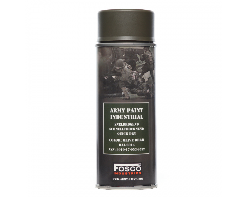 Fosco Spray Army Paint 400 ml Olive Drab RAL6014