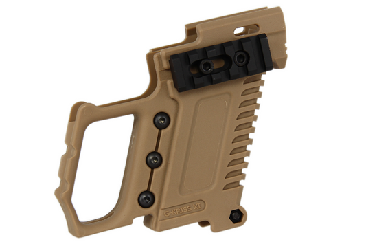 SLONG AIRSOFT Kit G-Kriss XI for Glock / Hi-capa - Brown