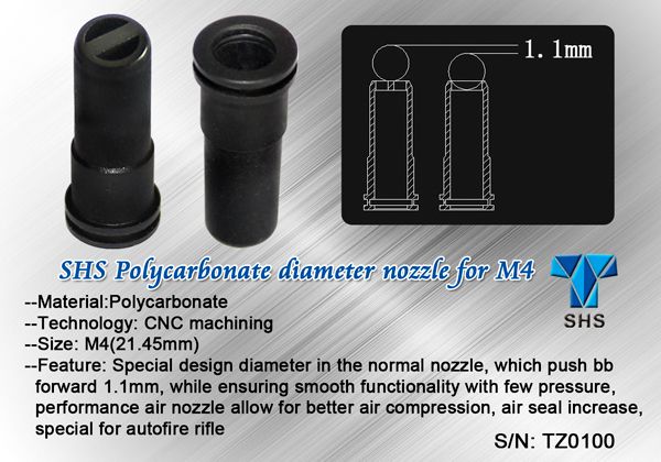 SHS Polycarbonate Air Nuzzle for M4