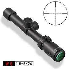 Discovery WG 1.5-5x24 rifle scope (with mount rings)