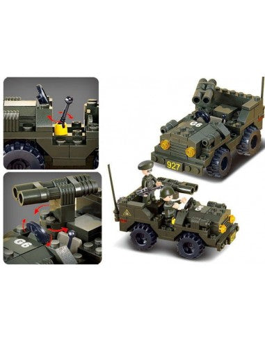 Army Jeep and Missil 413104 OD