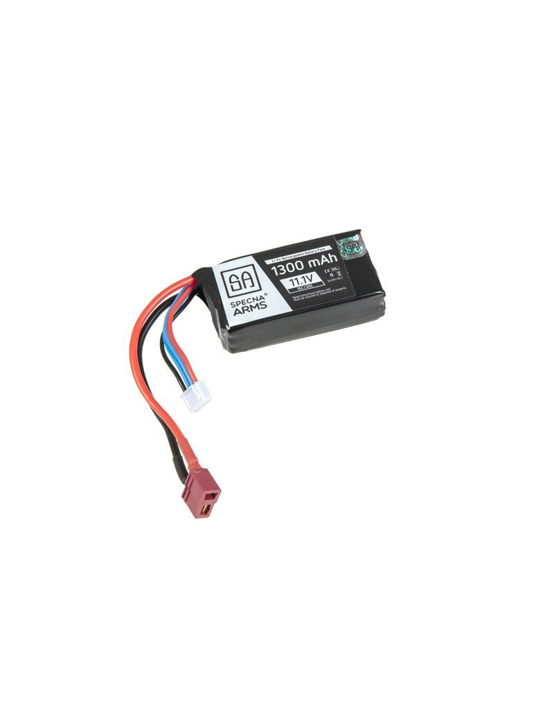 Lipo 11.1V 1300mah 15/30C Battery - T Connect Deans