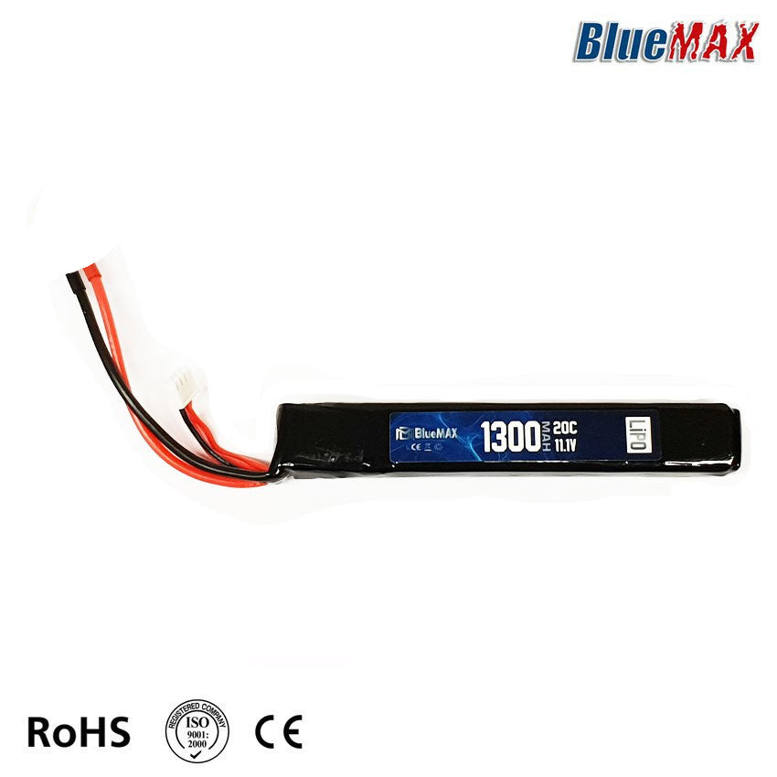 Bluemax Lipo Battery 11.1V 1300 mha 20C Stick Tamiya