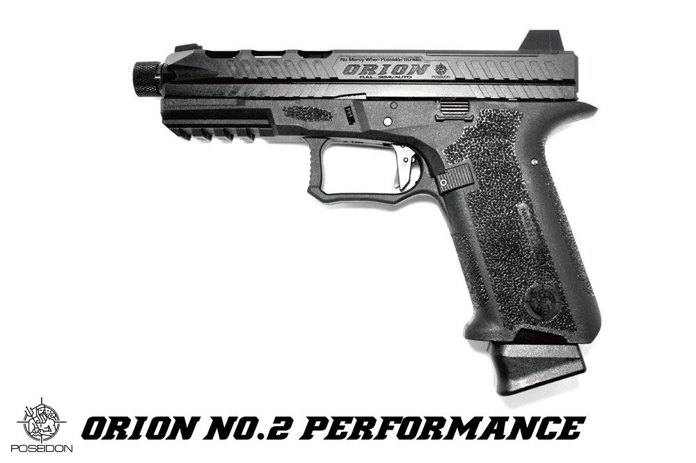 Poseidon PPW-02-P-BK Orion Nº2 Performance Airsoft GBB Pistol Black