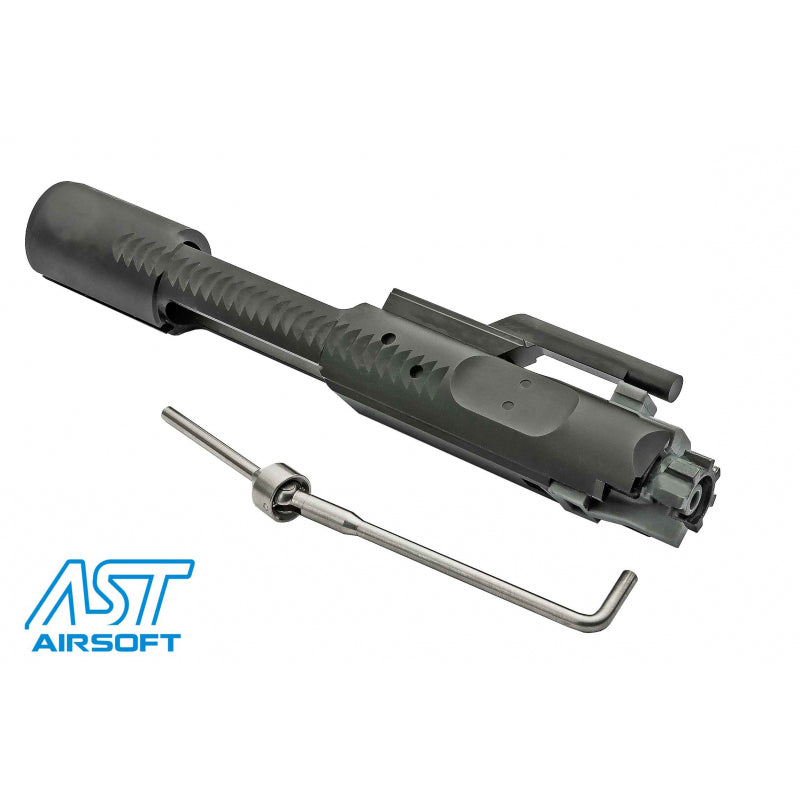 RA TECH Magnetic Locking NPAS Aluminum Complete bolt carrier for GHK M4 (Black)