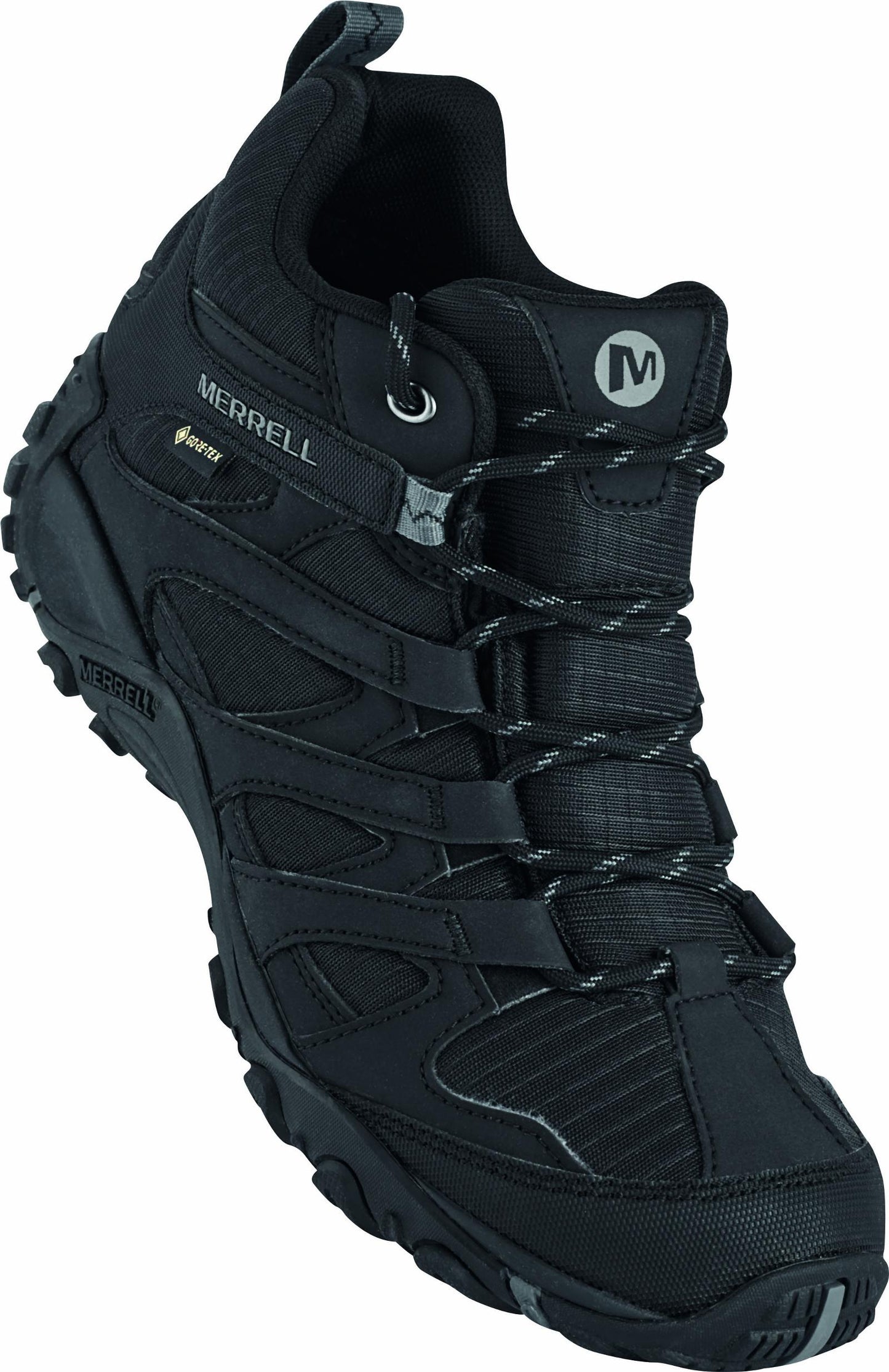 MERRELL Claypool Sport Mid Boots GORE-TEX   - Color: Black   - Size: 40