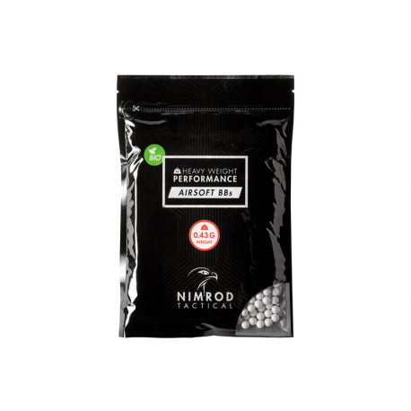 Nimrod 0.43g Bio BB Profissional Performance 1000 rds White