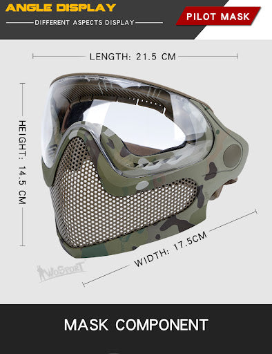 Pilot Mask (Steel mesh version) - MC