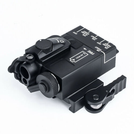 Mini DBAL aluminum BLACK aiming device RED laser / IR wadsn (wd06017-bk)