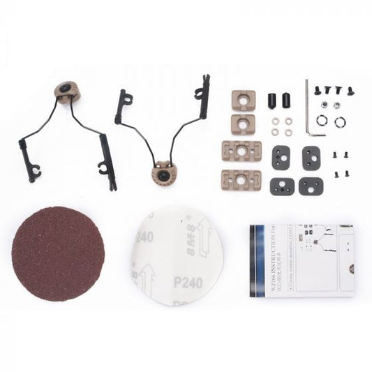 Comtac arc rail adapters dark earth for helmet wadsn