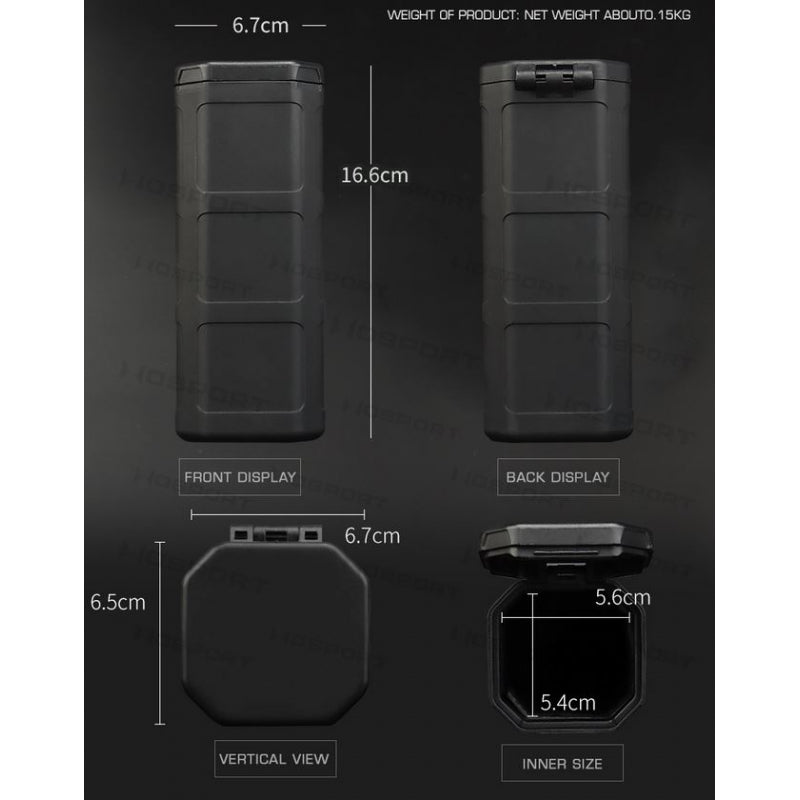 WST Tactical storage box - Black